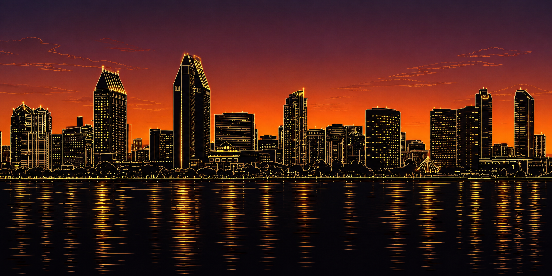 Downtown San Diego skyline